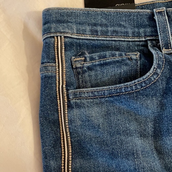 J Brand Jules ankle straight with tuxedo stripe - Picture 3 of 3